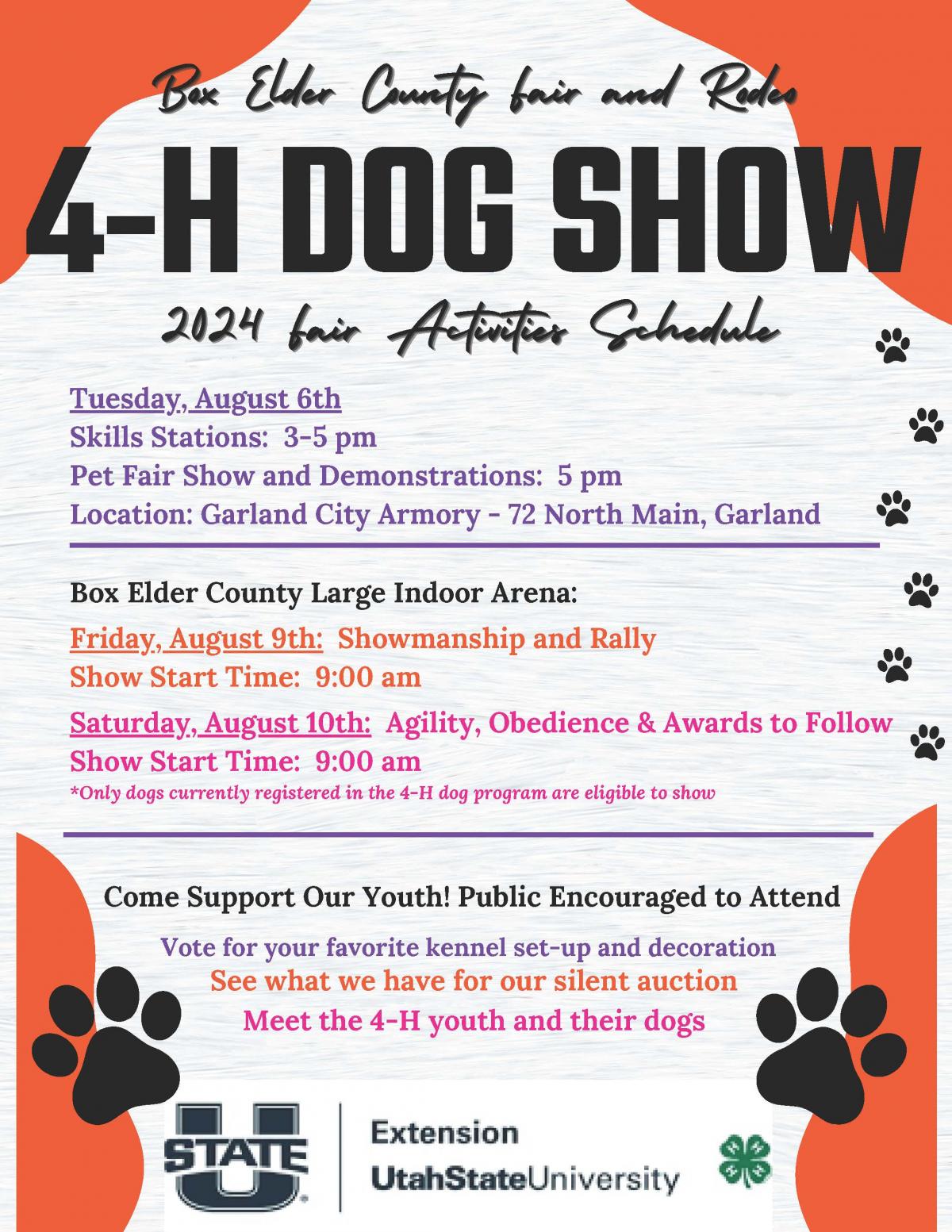 Box Elder County Fair 4H Pet and Dog Show August 2024
