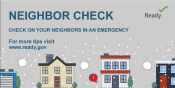 Check on Neighbors Cold Weather