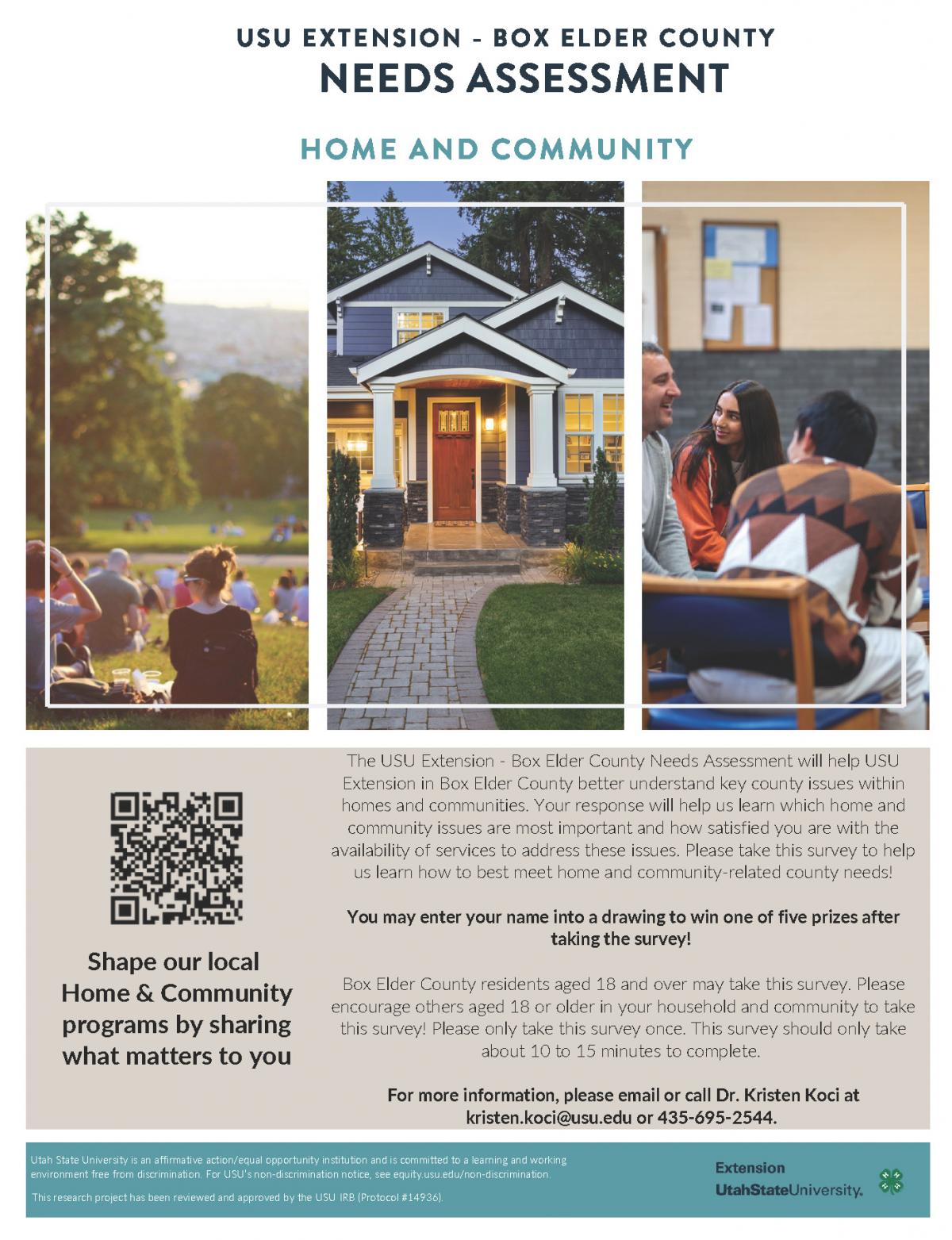 USU Needs Survey flyer