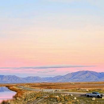Bear River Bird Refuge Sunset